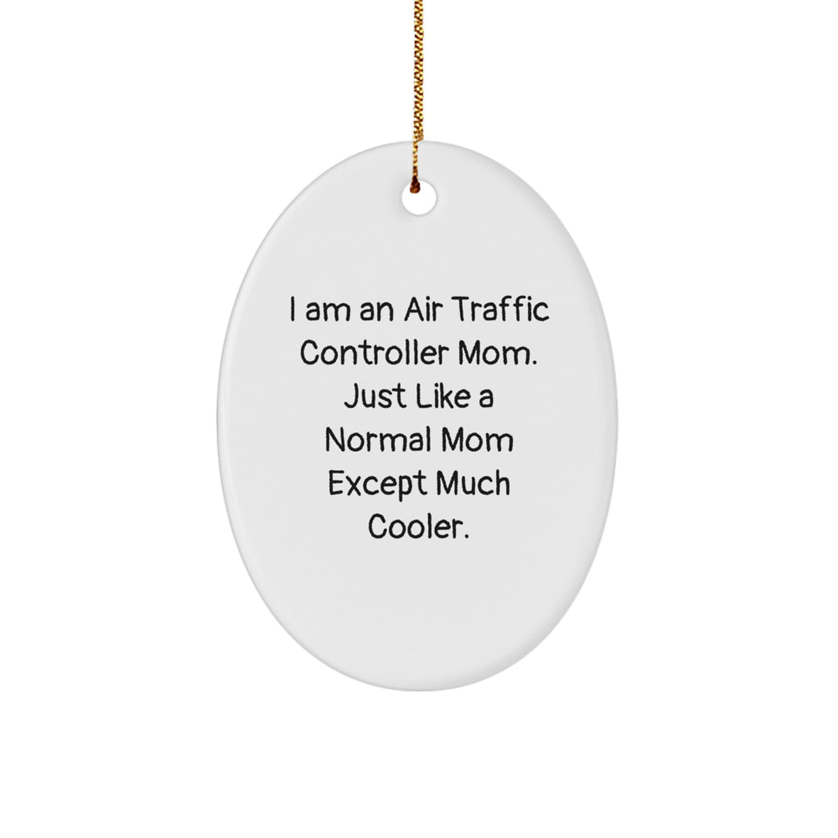 Teen Air Traffic Controller Mom Memento Christmas Ornament Gift - Image 1