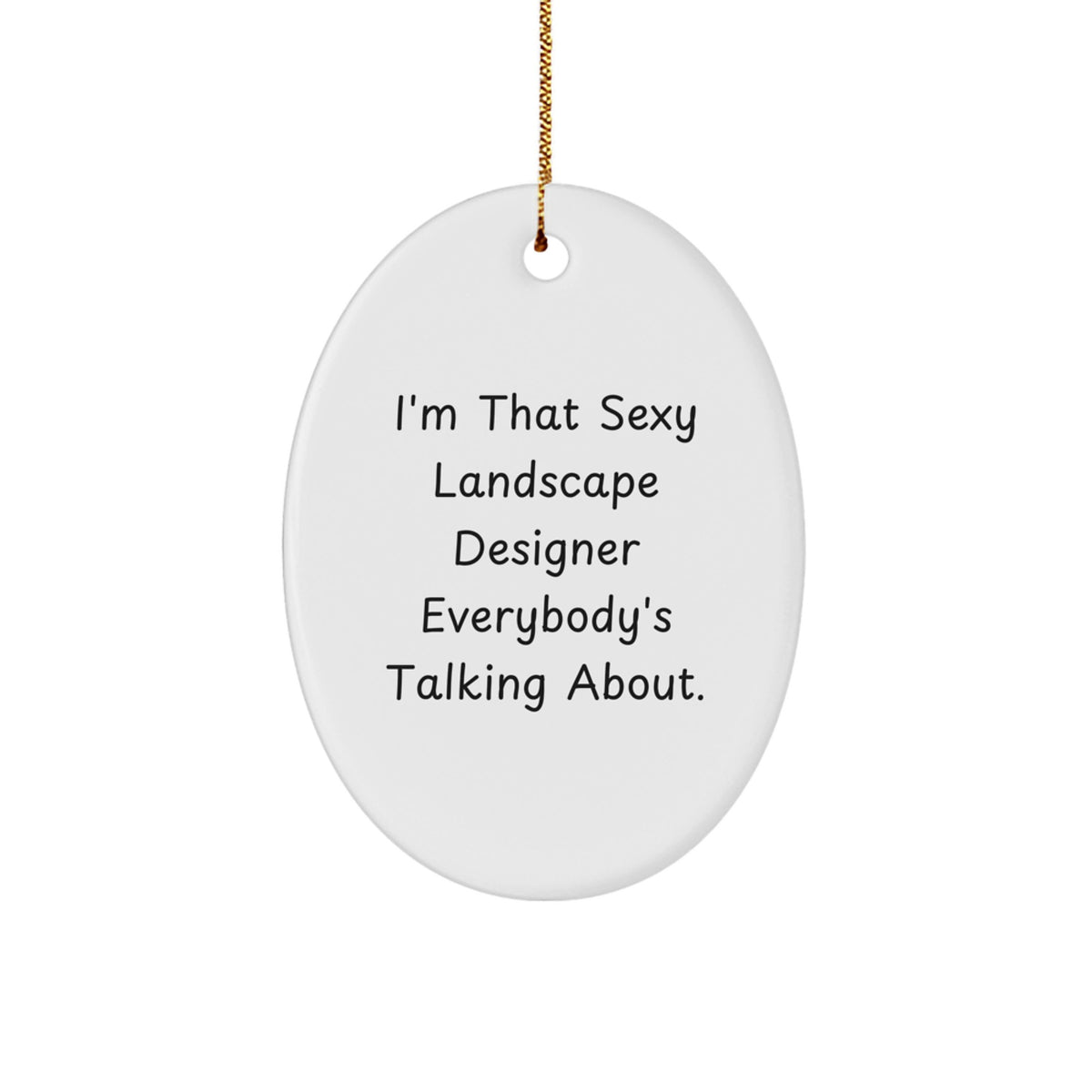 Landscape Designer Keepsake Christmas Ornament for Him Gift - Image 1