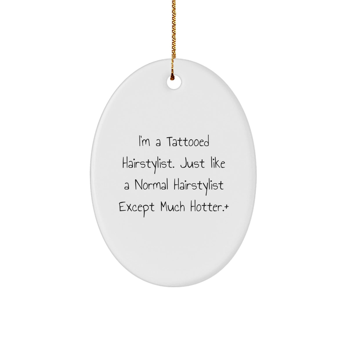 Hairstylist Keepsake Christmas Ornament for Him Surprise Gift - Image 1