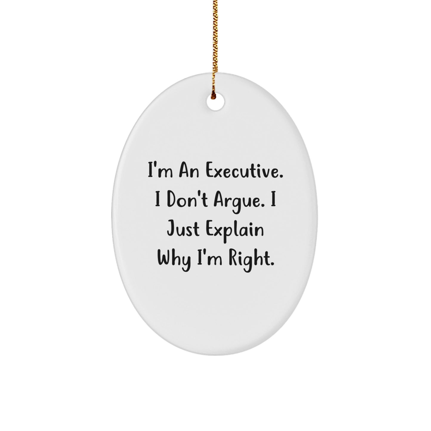 Executive Keepsake Christmas Ornament for Him Gift – Surprise Holiday - Image 1