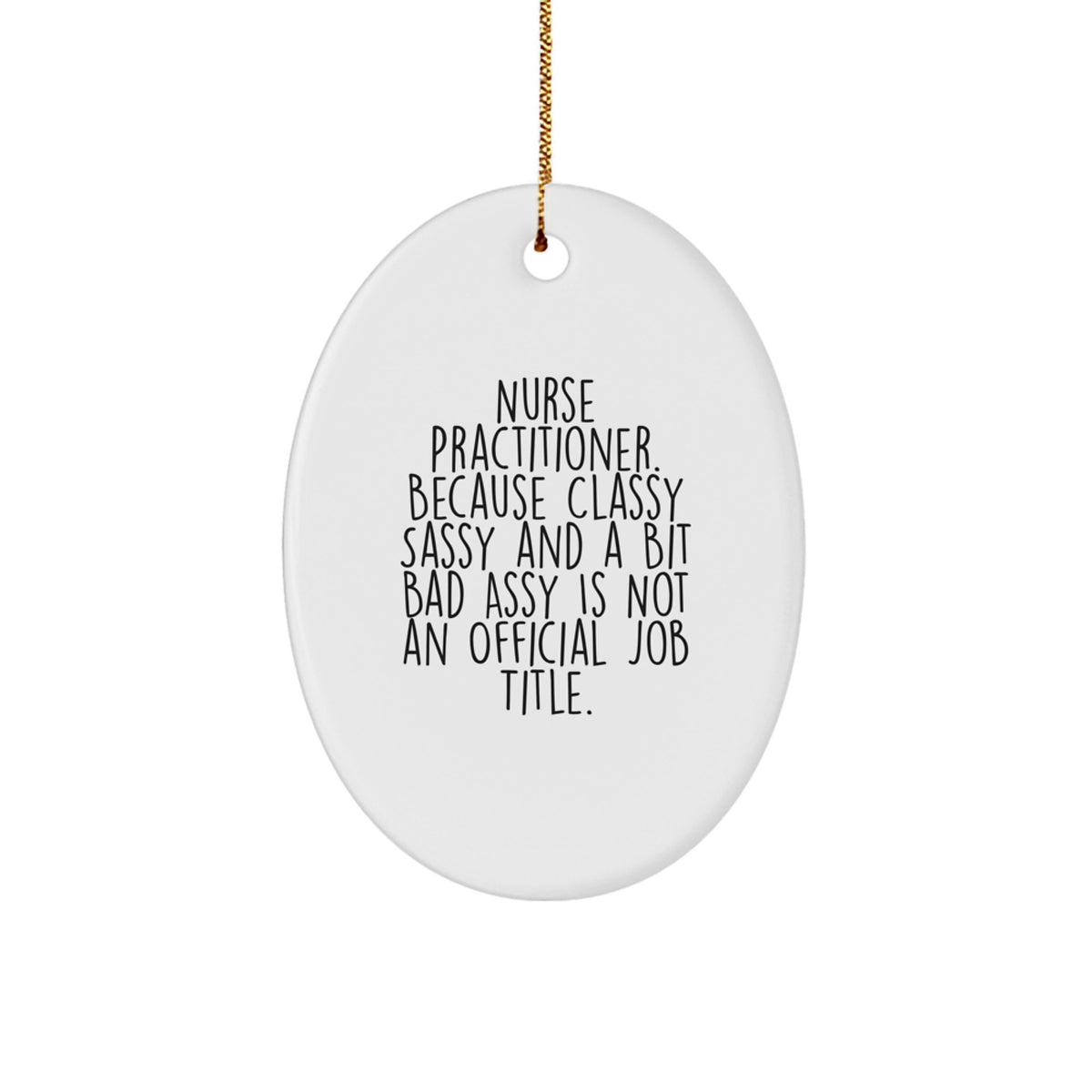 Nurse Practitioner Keepsake Christmas Ornament for Him Surprise Gift - Image 1