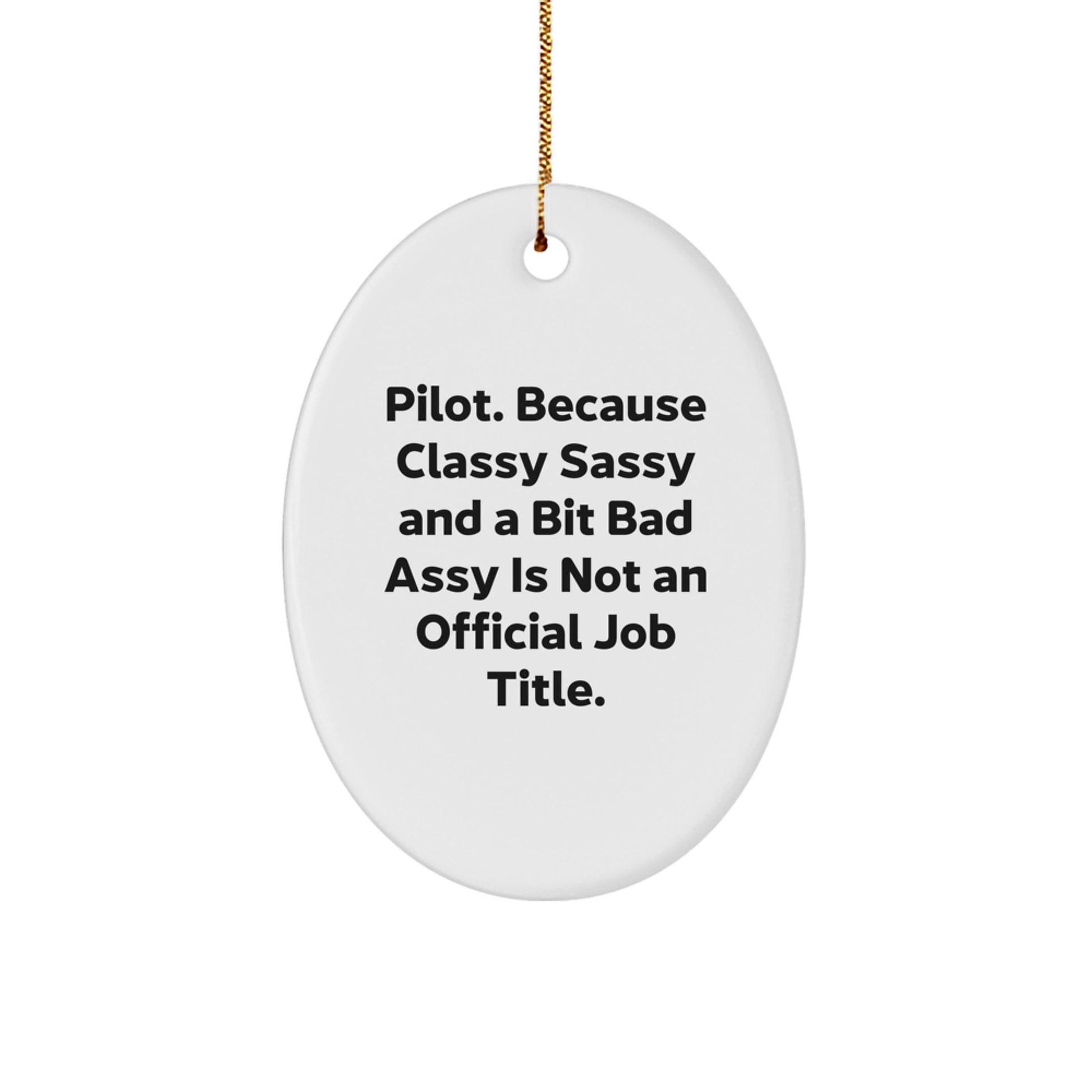 Pilot Keepsake Christmas Ornament for Him Gift - Image 1