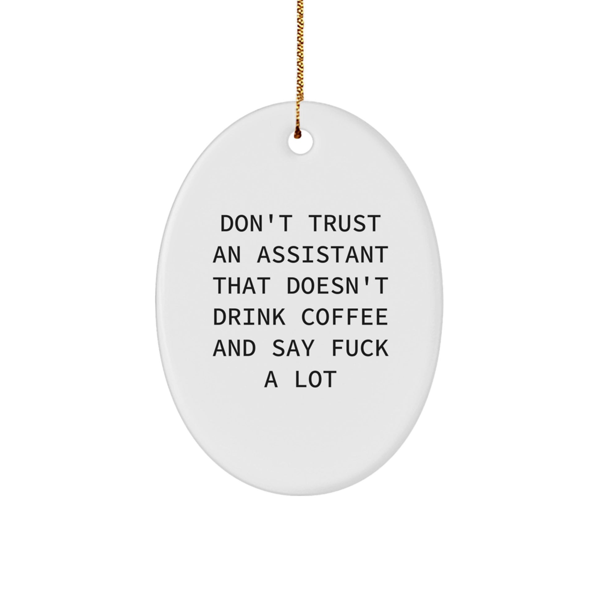 Sassy Assistant Christmas Ornament for Friends Gift – Novelty - Image 1