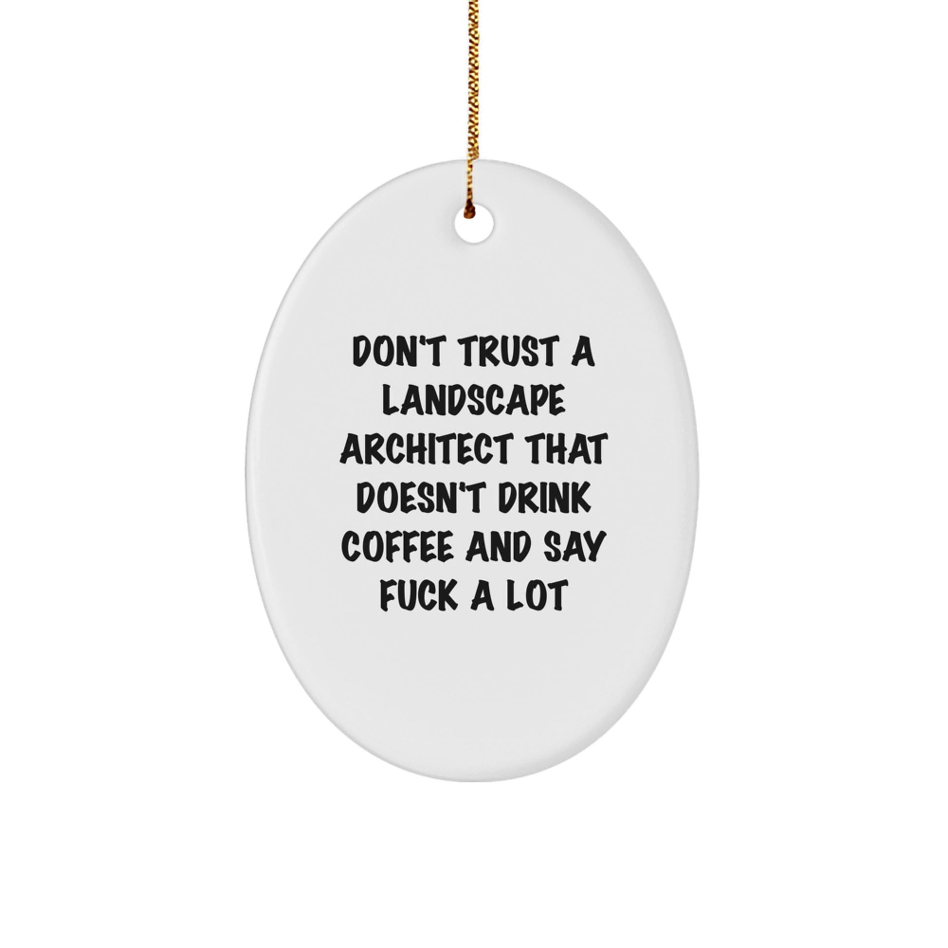 Landscape Architect Keepsake Christmas Ornament for Him Gift - Image 1