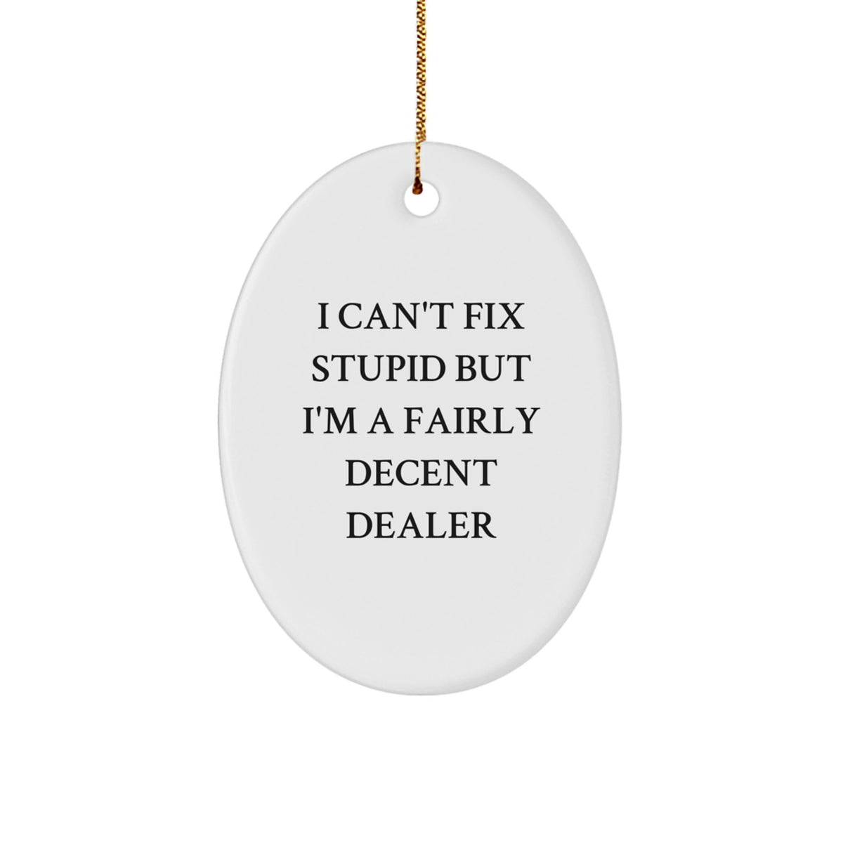 Dealer Christmas Ornament Keepsake for Him Gift - Image 1