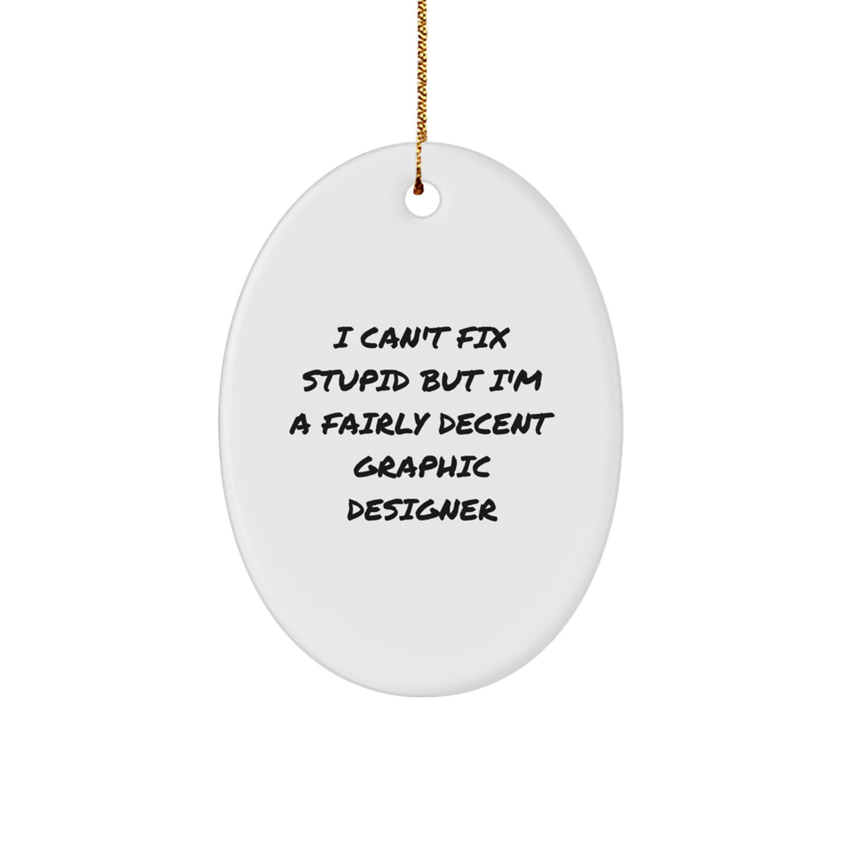 Graphic Designer Christmas Ornament Keepsake for Him Gift - Image 1