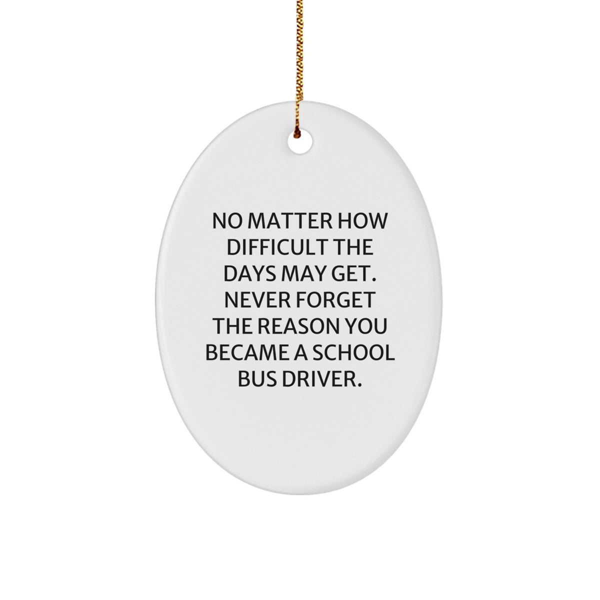For Him School Bus Driver Keepsake Bright Christmas Unique Gift Ornament - Image 1
