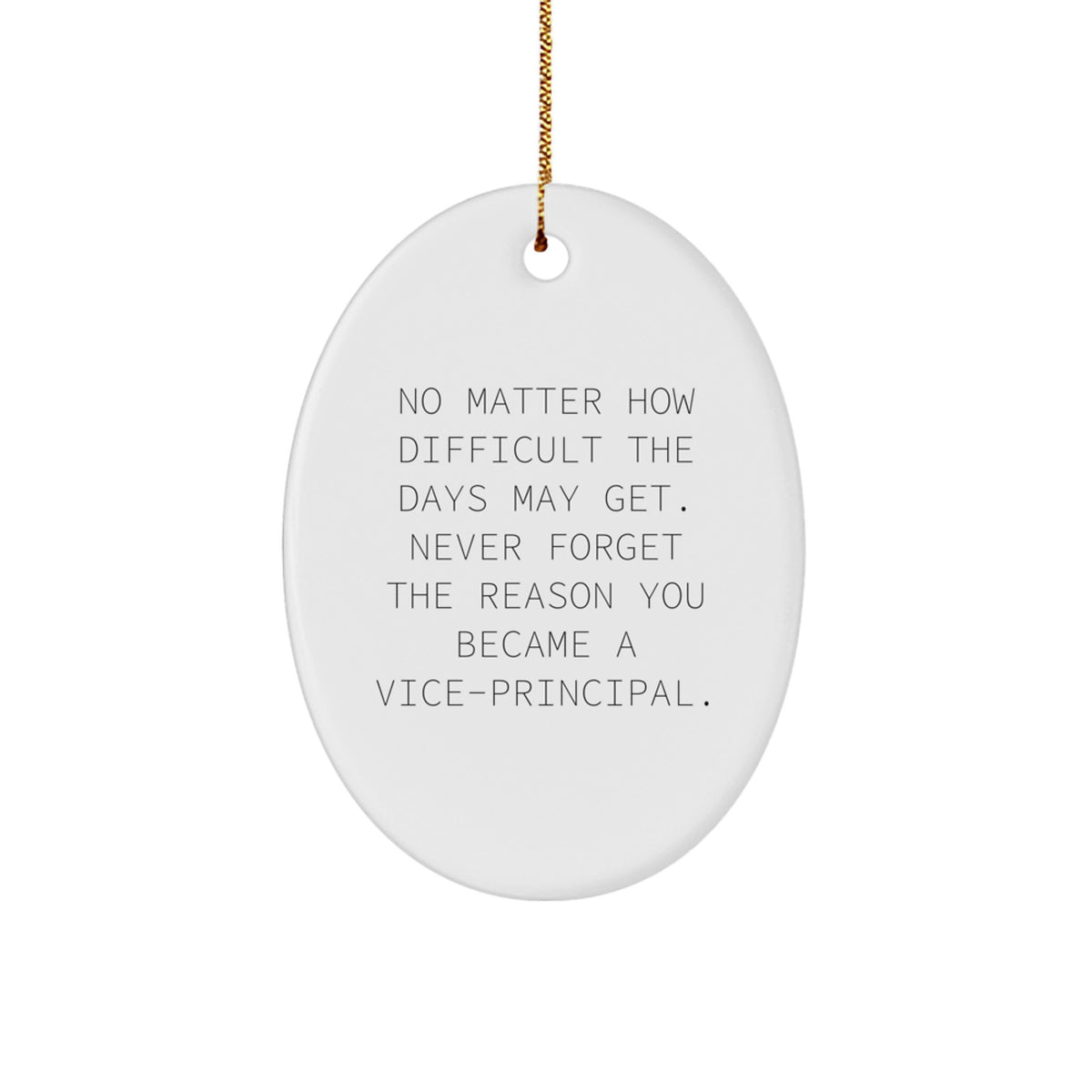 Vice-Principal Keepsake Holiday Christmas Ornament for Him Gift - Image 1