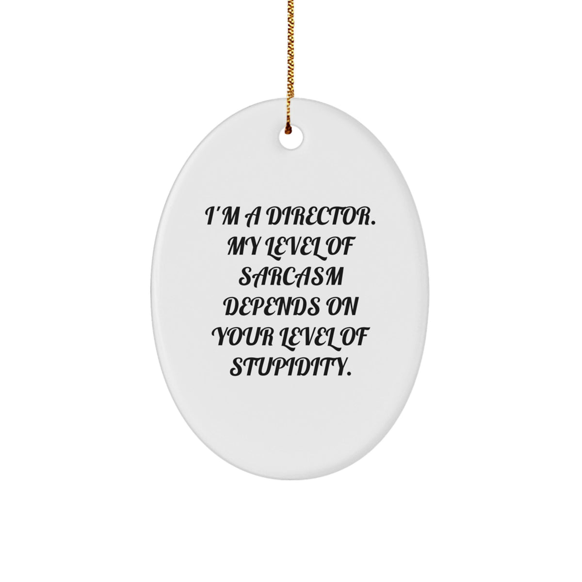 For Him Director Keepsake Christmas Ornament Gift I'm a Director - Image 1