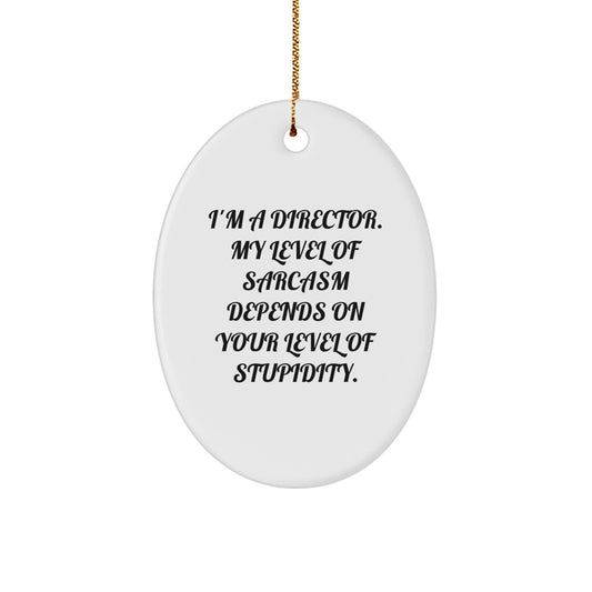 For Him Director Keepsake Christmas Ornament Gift I'm a Director - Image 1