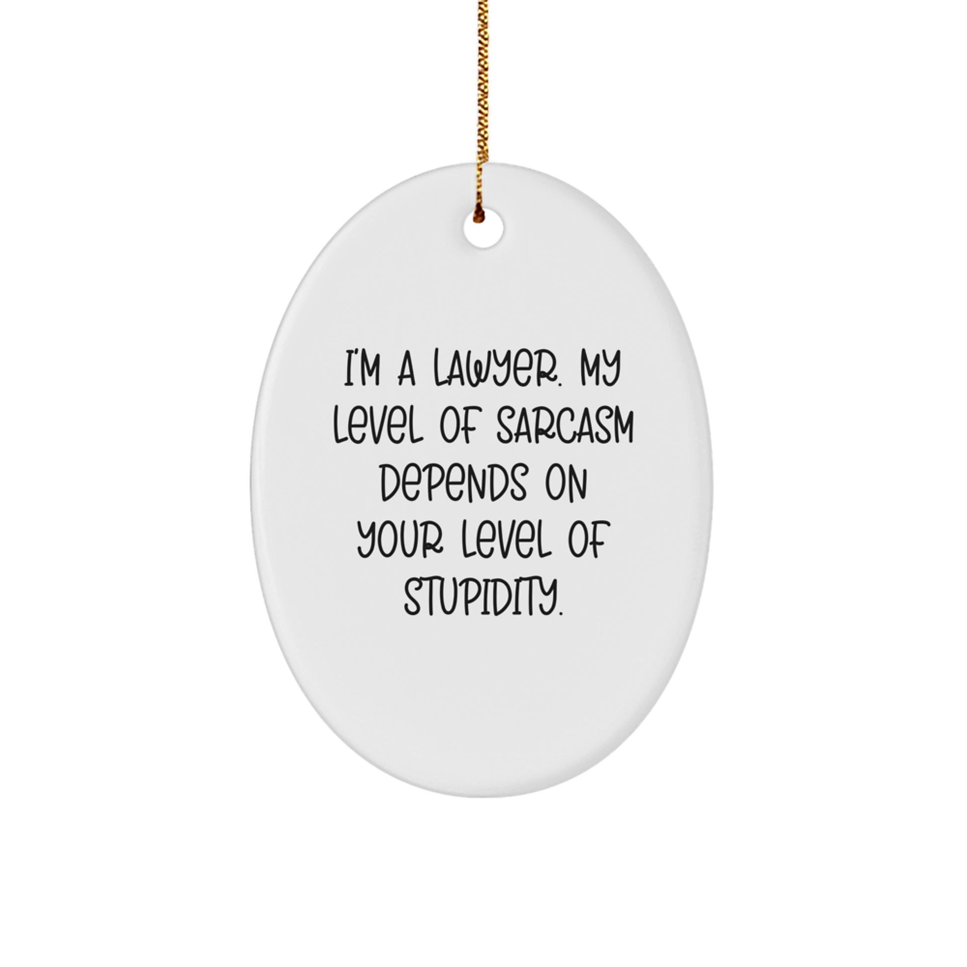 Lawyer Keepsake Christmas Ornament for Him Gift - Image 1