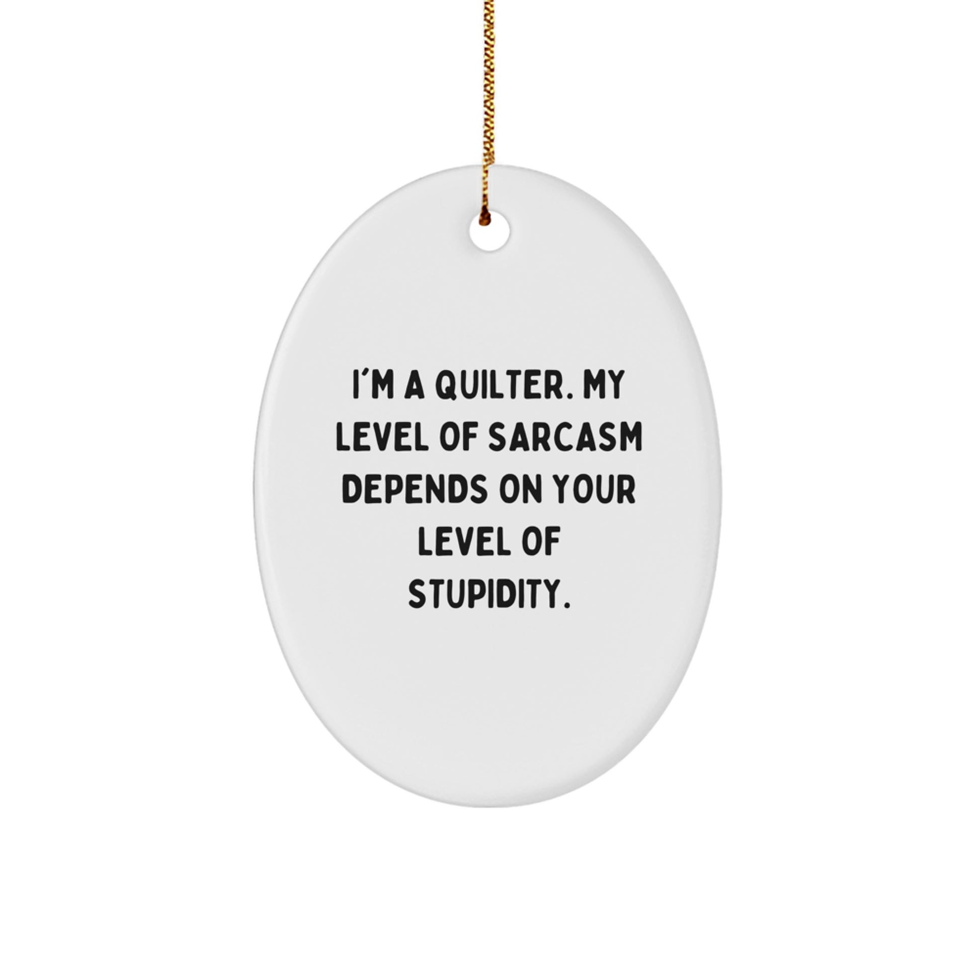 Christmas Unique Gift Quilter I'm A Quilter Ornament For Her Present - Image 1