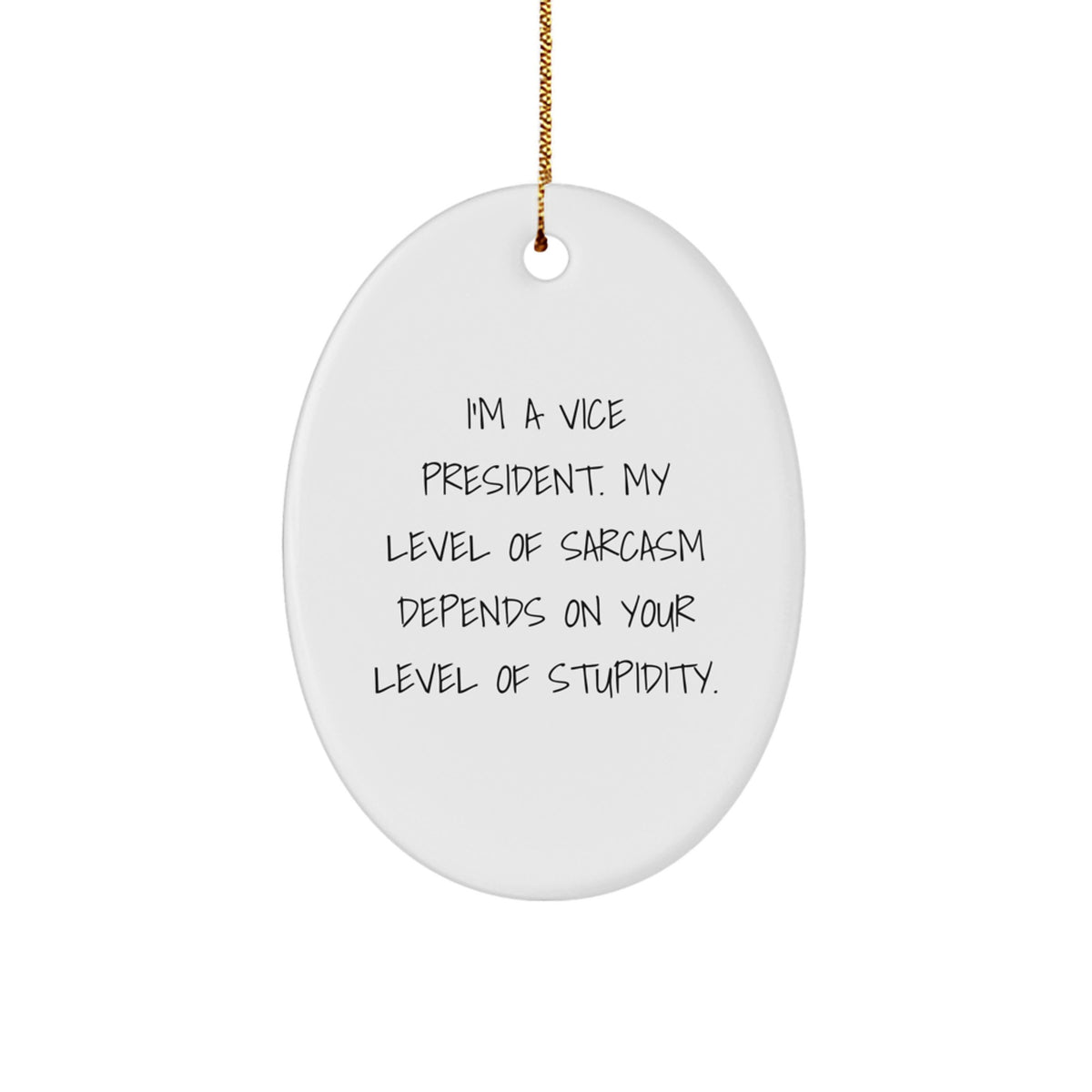 Vice President Keepsake Christmas Ornament for Him Surprise Gift - Image 1