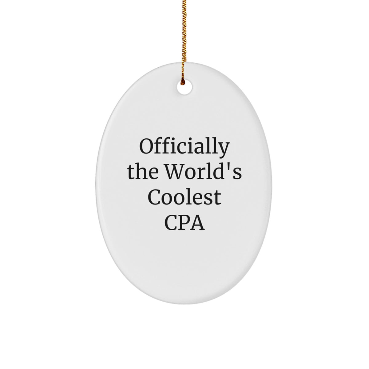 Christmas Gift Officially The World's Coolest Cpa Ornament for Her - Image 1