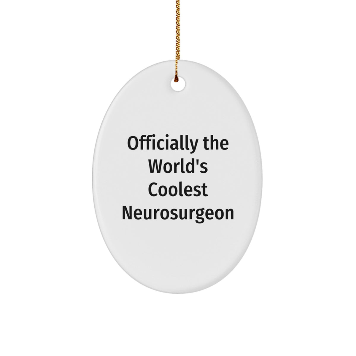 Neurosurgeon Christmas Ornament for Him Gift – Officially World's - Image 1