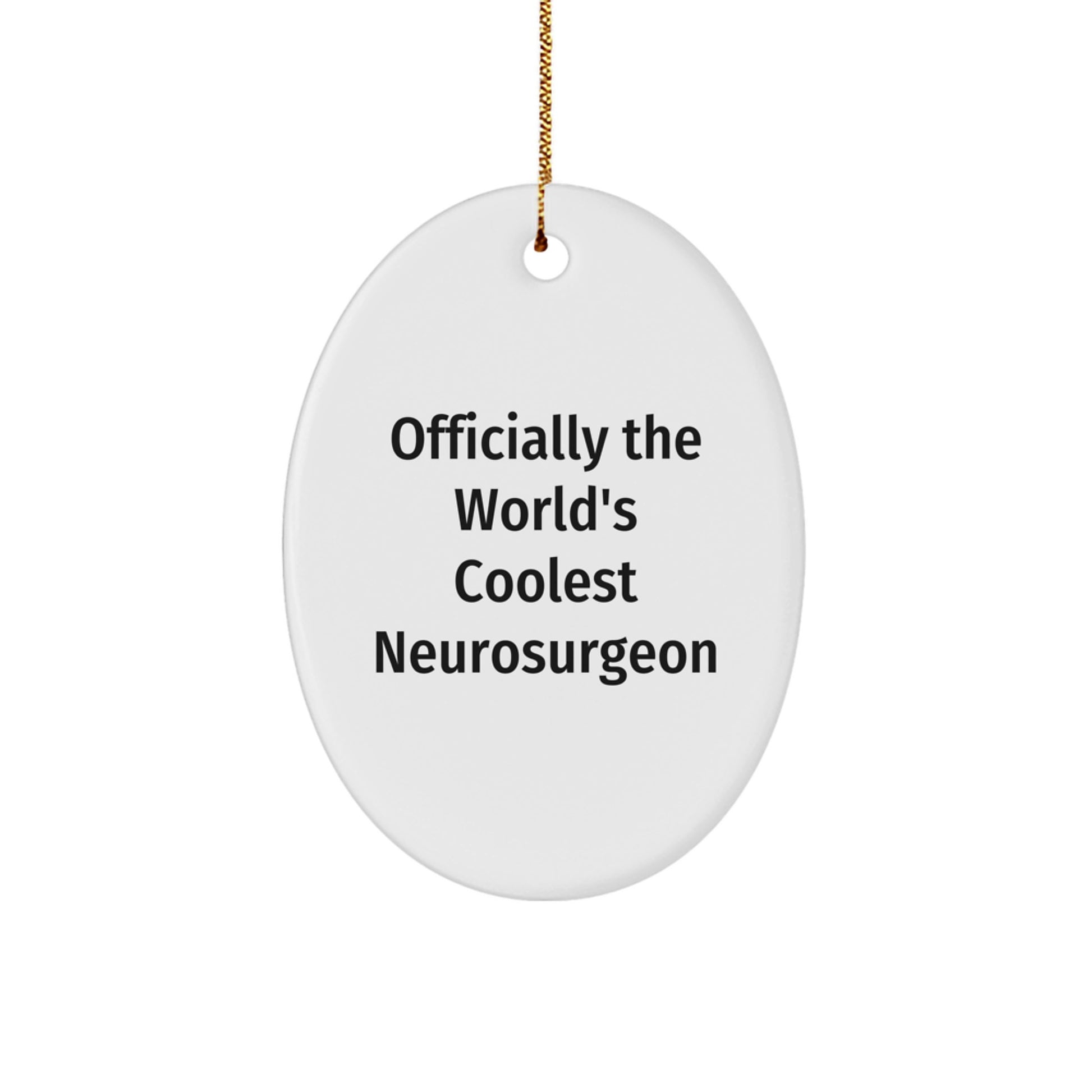 Neurosurgeon Christmas Ornament for Him Gift – Officially World's - Image 1