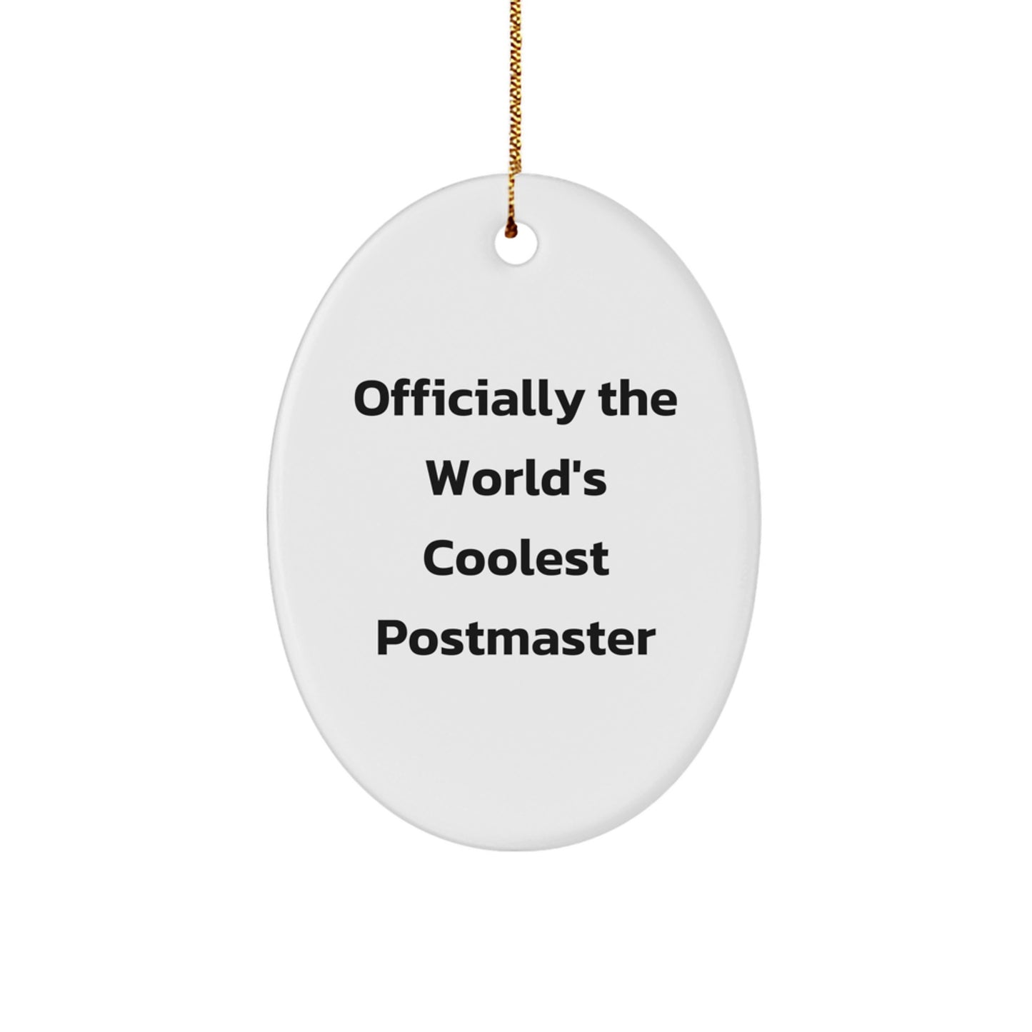 Postmaster Keepsake Christmas Ornament for Him Gift - Image 1