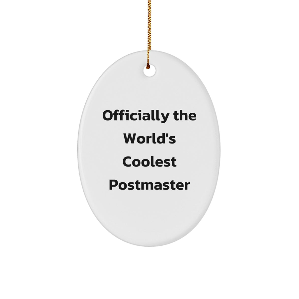 Postmaster Keepsake Christmas Ornament for Him Gift - Image 1