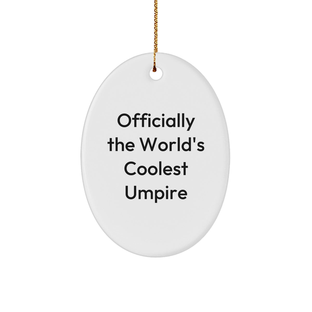 Umpire Keepsake World's Coolest Umpire Christmas Ornament for Him Gift - Image 1