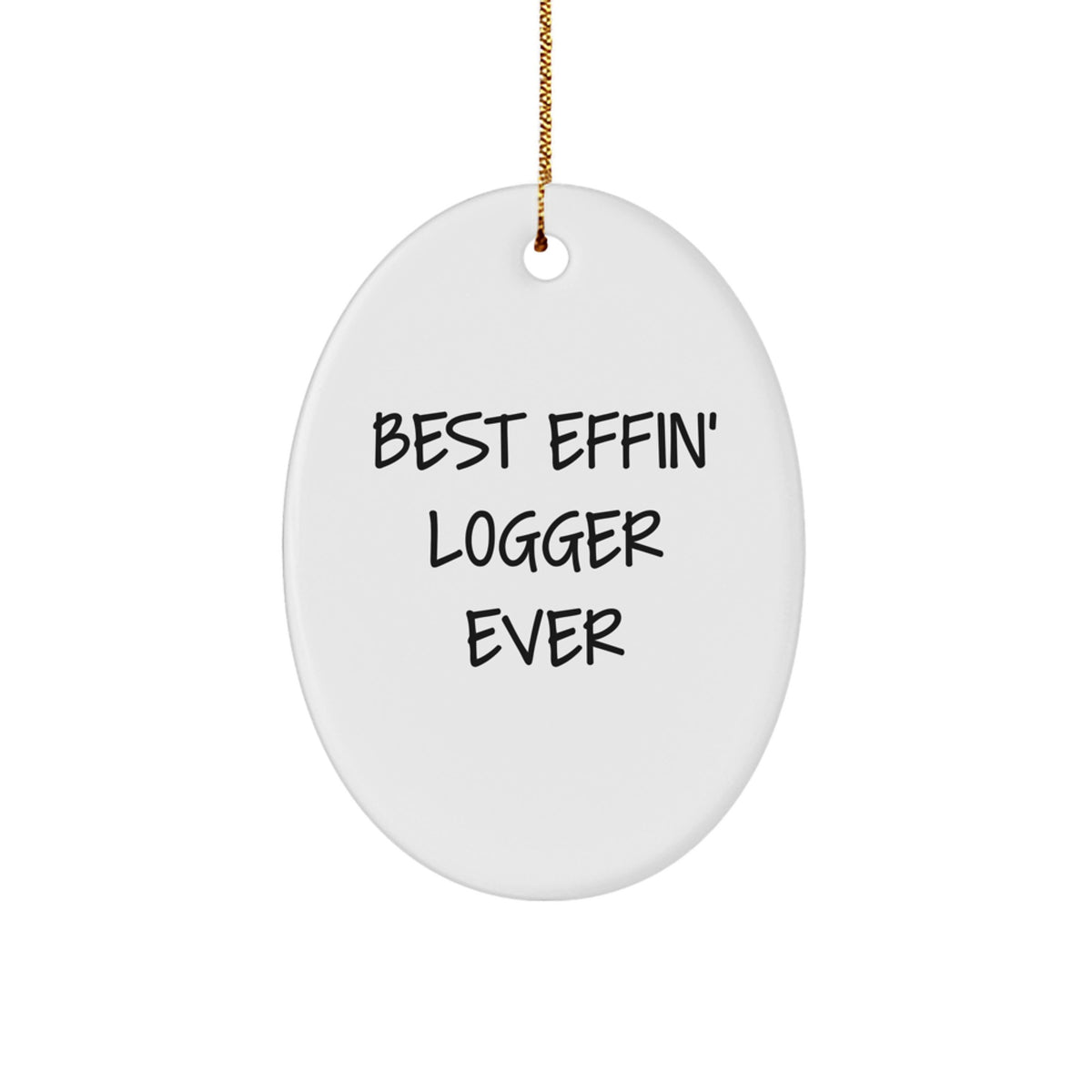 Logger Keepsake Christmas Ornament for Him Gift - Image 1