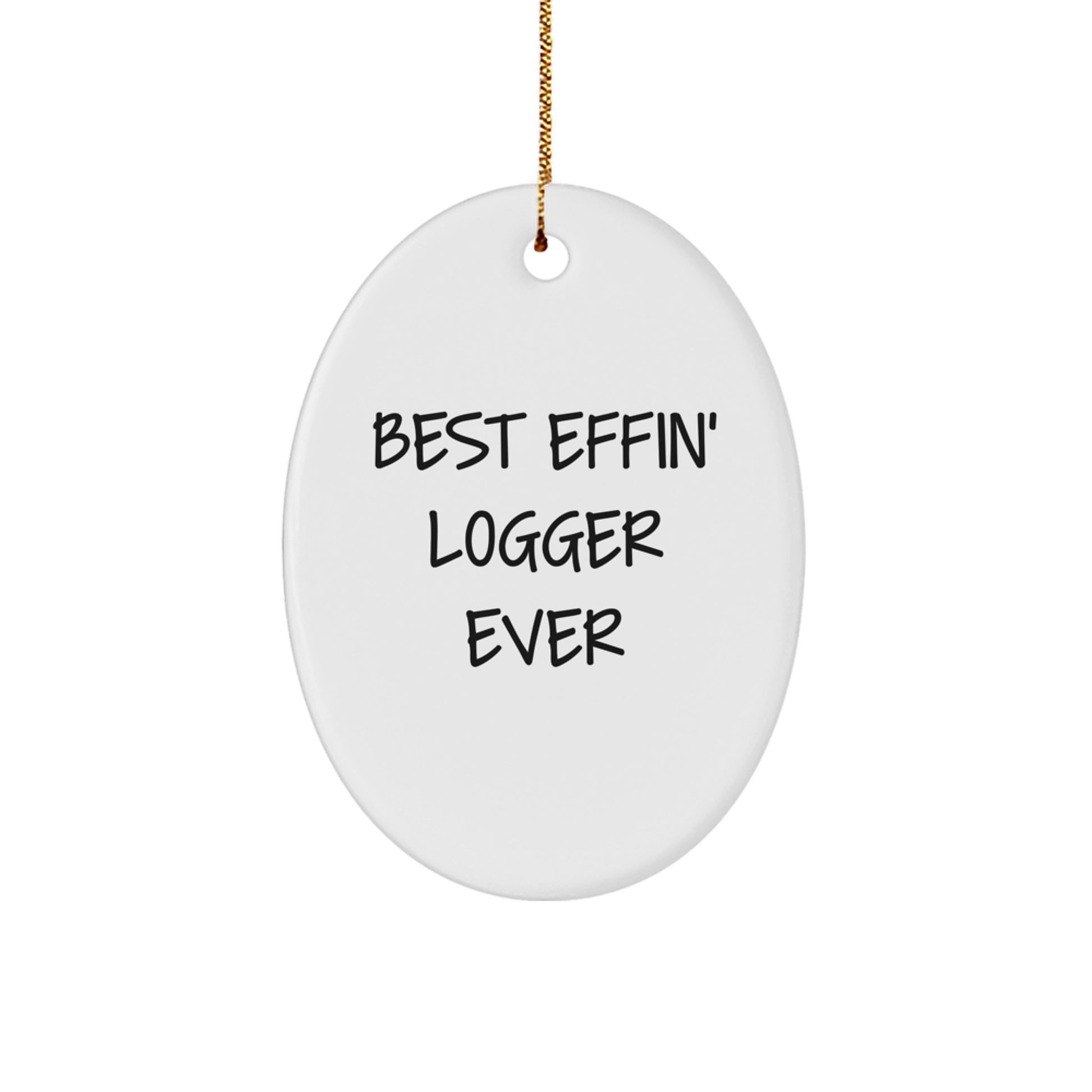 Logger Keepsake Christmas Ornament for Him Gift - Image 1