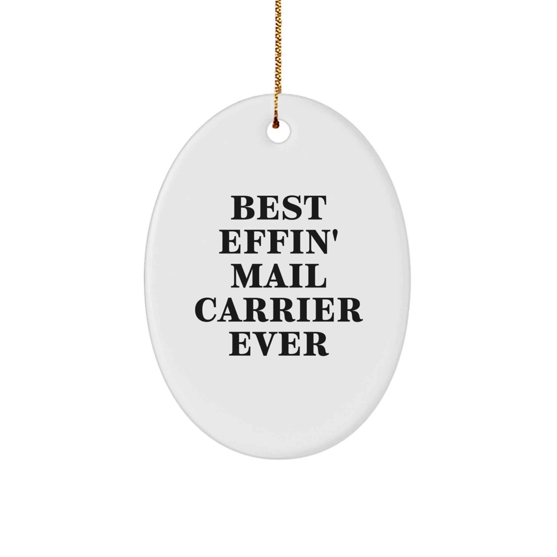 Mail Carrier Keepsake Christmas Ornament for Him Gift - Image 1
