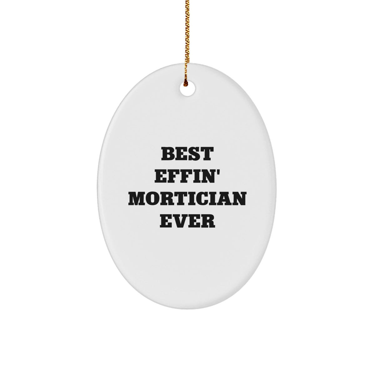 Mortician Keepsake Christmas Ornament for Him Gift - Image 1