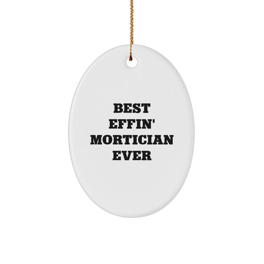 Mortician Keepsake Christmas Ornament for Him Gift - Image 1
