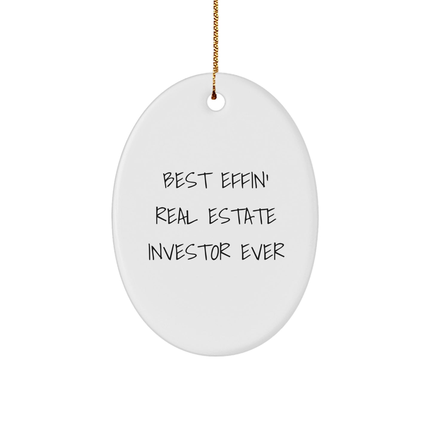 Real Estate Investor Christmas Ornament Gift for Happy Kids Favorite - Image 1