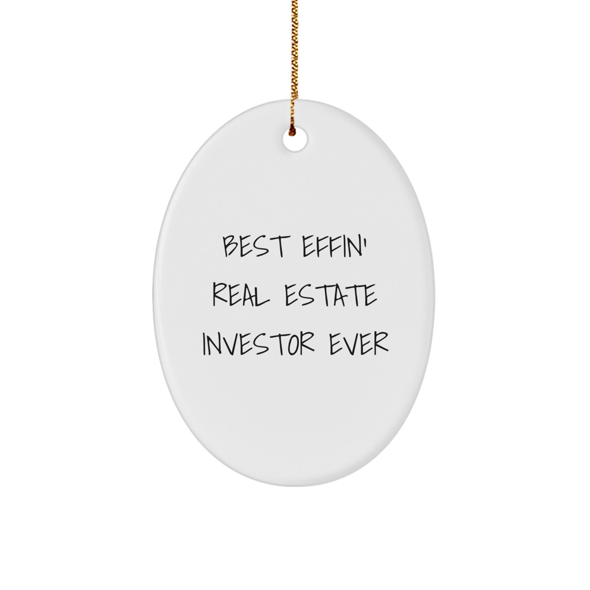 Real Estate Investor Christmas Ornament Gift for Happy Kids Favorite - Image 1