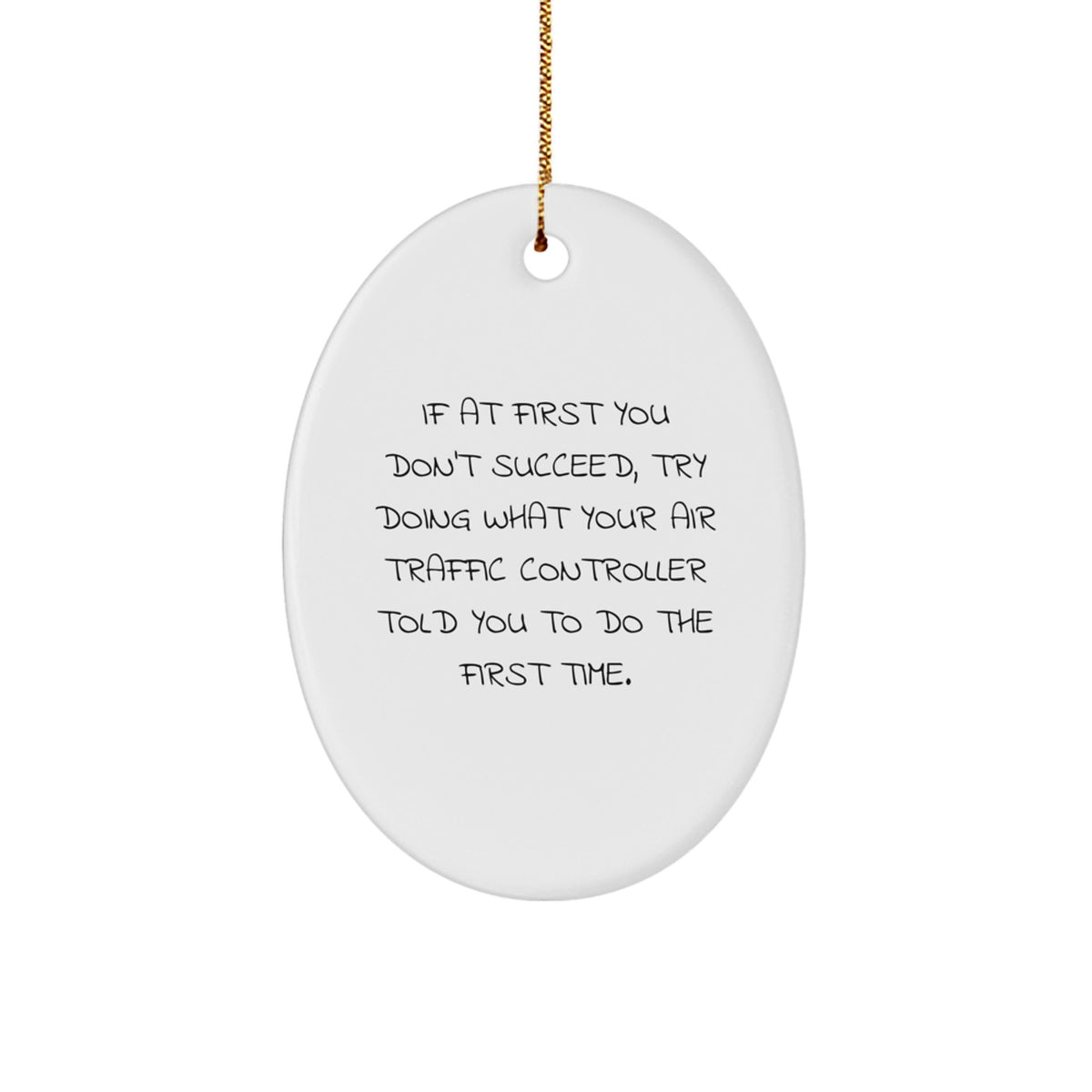 Air Traffic Controller Novelty Christmas Ornament for Friends Gift - Image 1