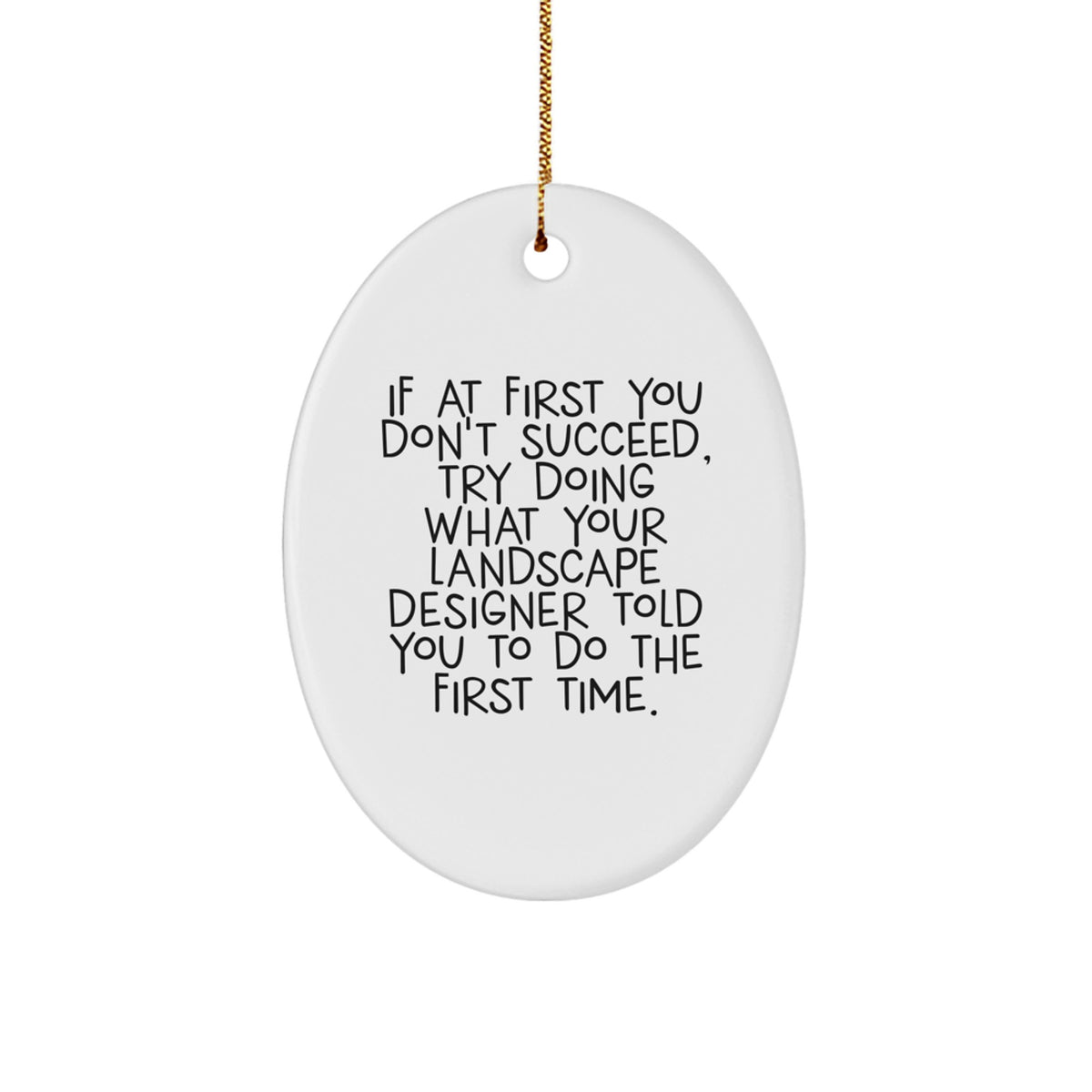 Landscape Designer Christmas Ornament Keepsake for Him Holiday Gift - Image 1