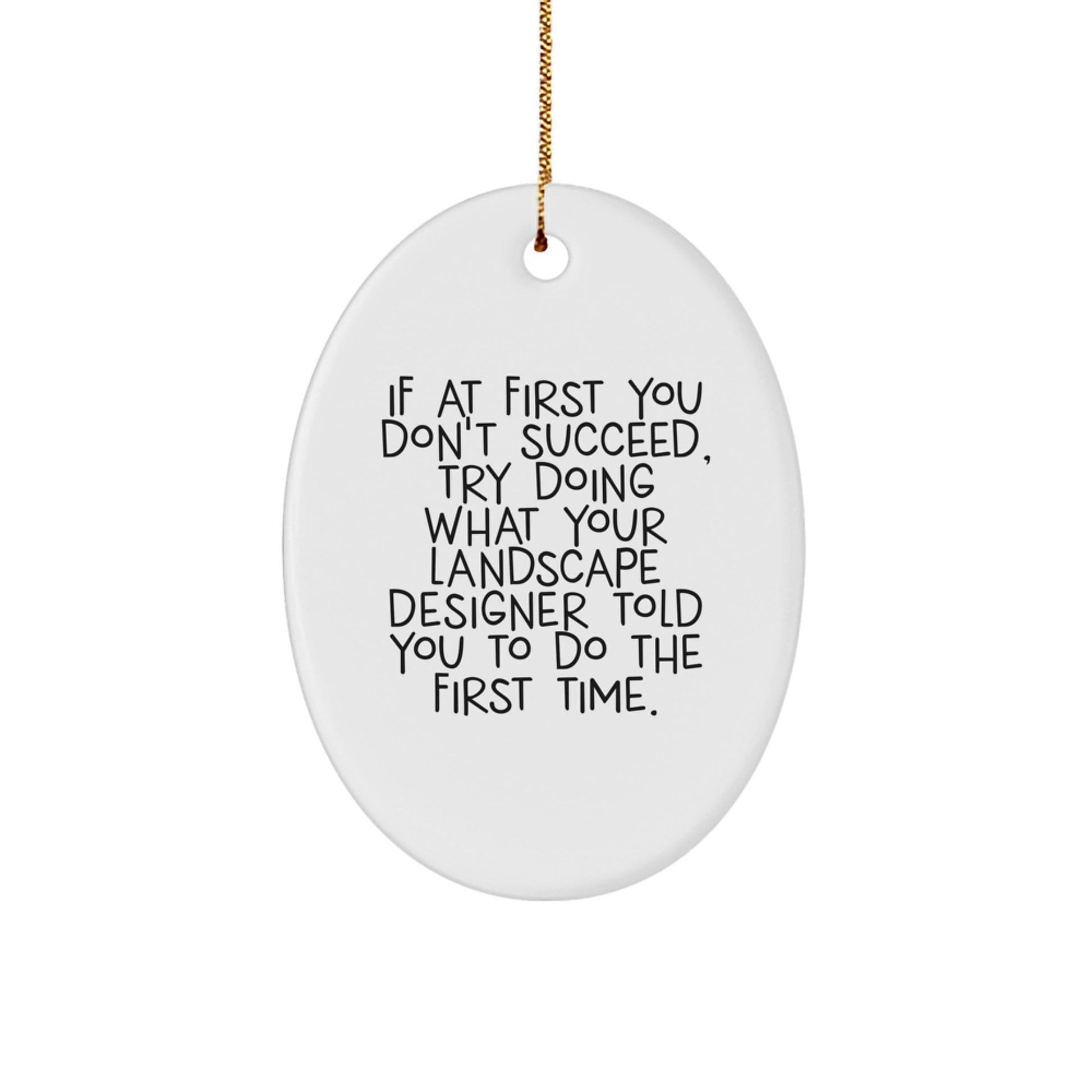 Landscape Designer Christmas Ornament Keepsake for Him Holiday Gift - Image 1
