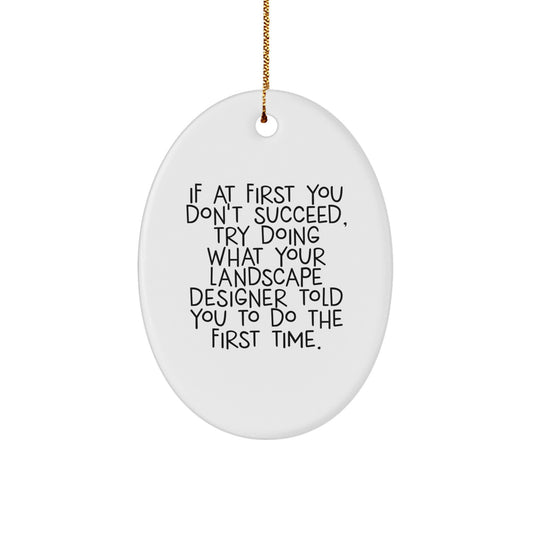 Landscape Designer Christmas Ornament Keepsake for Him Holiday Gift - Image 1