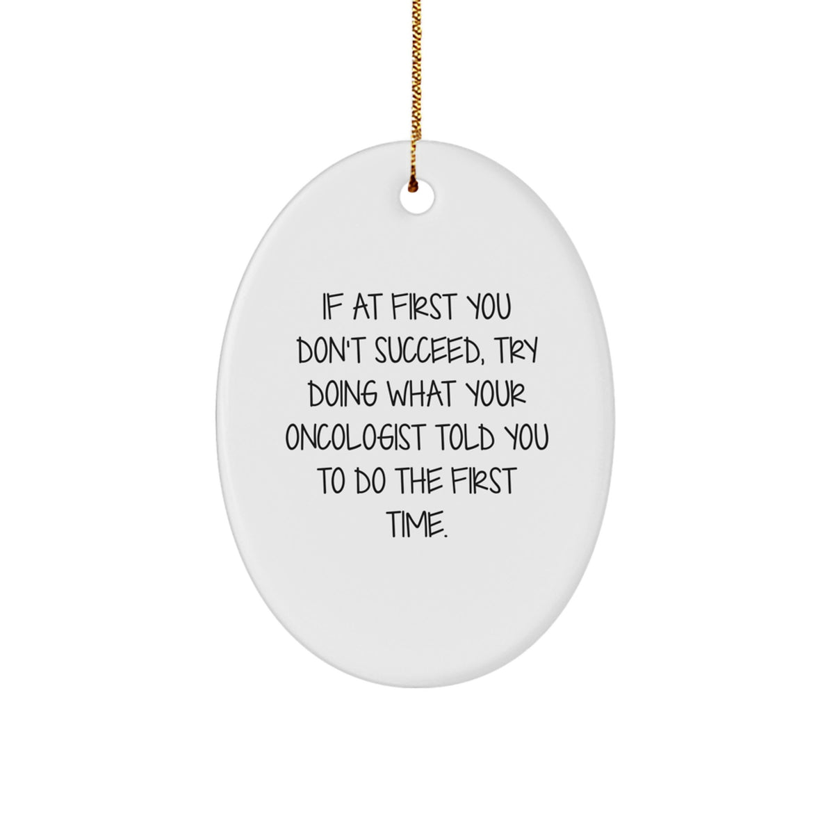 Oncologist Heartfelt Christmas Ornament Keepsake for Him Surprise Gift - Image 1
