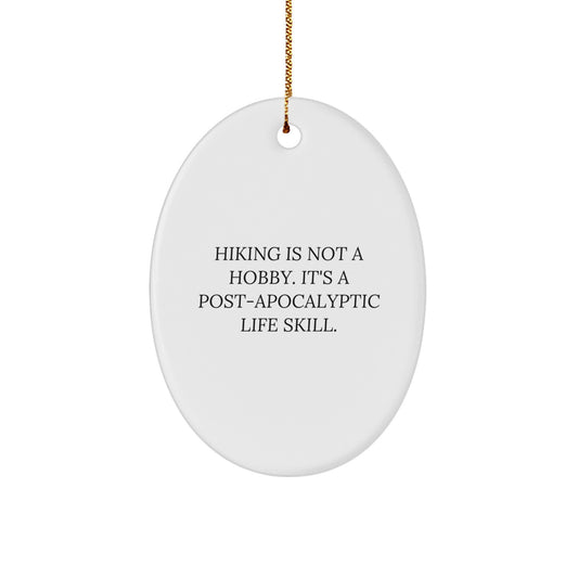 Hiking Keepsake Adventure Christmas Ornament for Him Seasonal Gift - Image 1