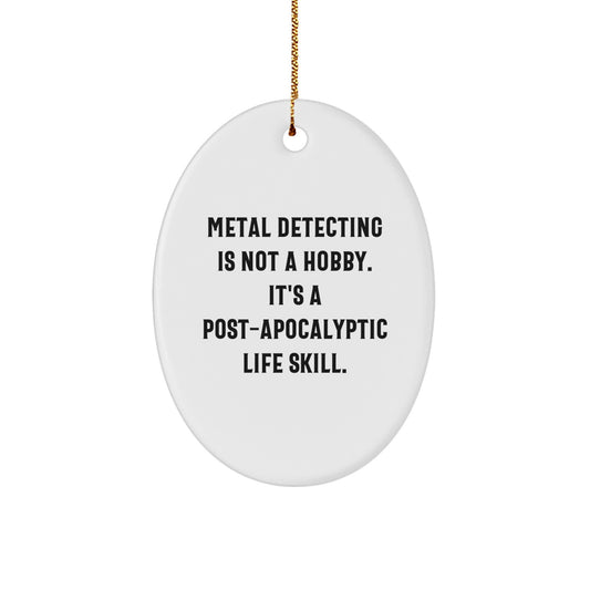 Metal Detecting Keepsake Christmas Ornament for Him Holiday Gift - Image 1