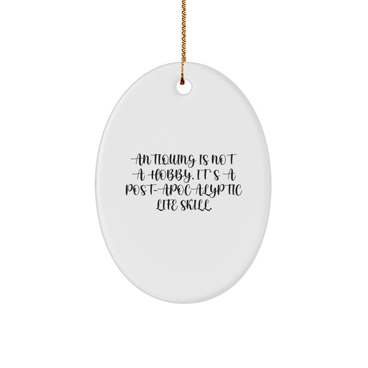 Favorite Christmas Ornament Gift for Kids - Antiquing Is Not A Hobby - Image 1