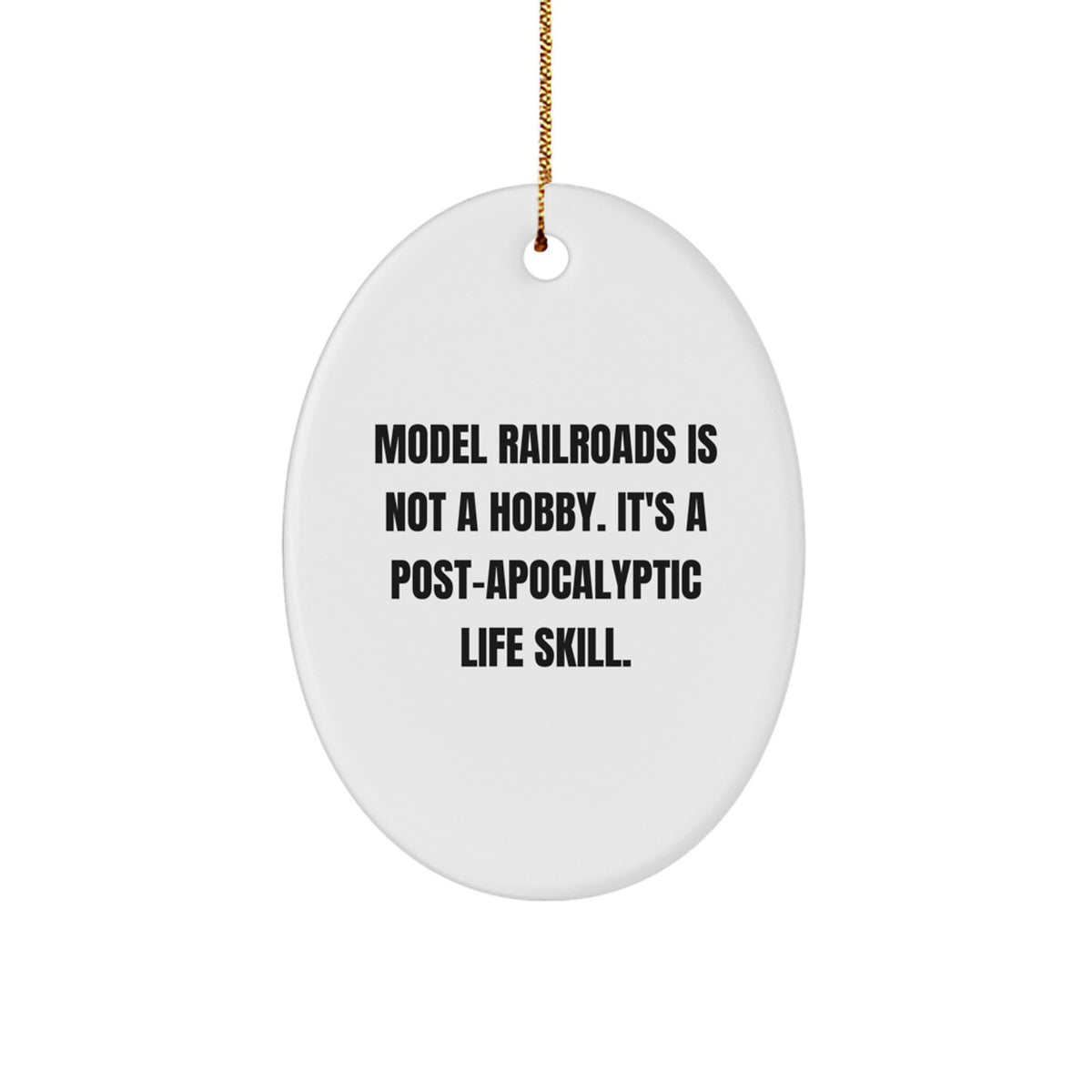 Model Railroads Christmas Ornament Gift for Family A Treasure - Image 1