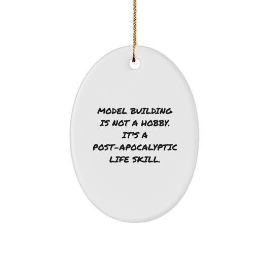 Sassy Model Building Novelty Christmas Ornament for Friends Gift - Image 1