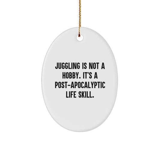 Juggling Christmas Ornament Gift for Her – Post Apocalyptic Skill - Image 1