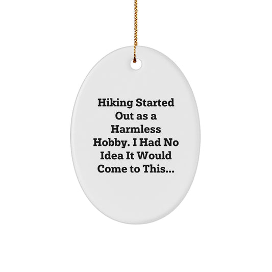 Hiking Keepsake Adventurous Trail Christmas Ornament for Him Gift - Image 1