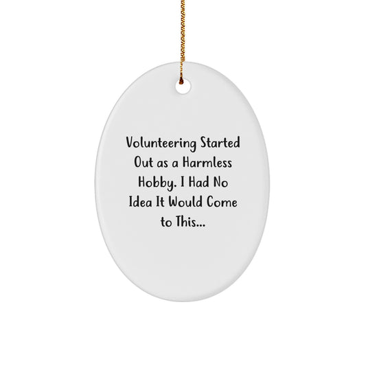 Christmas Ornament Gift for Coworkers A Humorous Volunteering Idea - Image 1