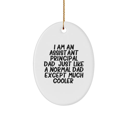 Favorite Assistant Principal Dad Christmas Ornament for Kids Gift - Image 1