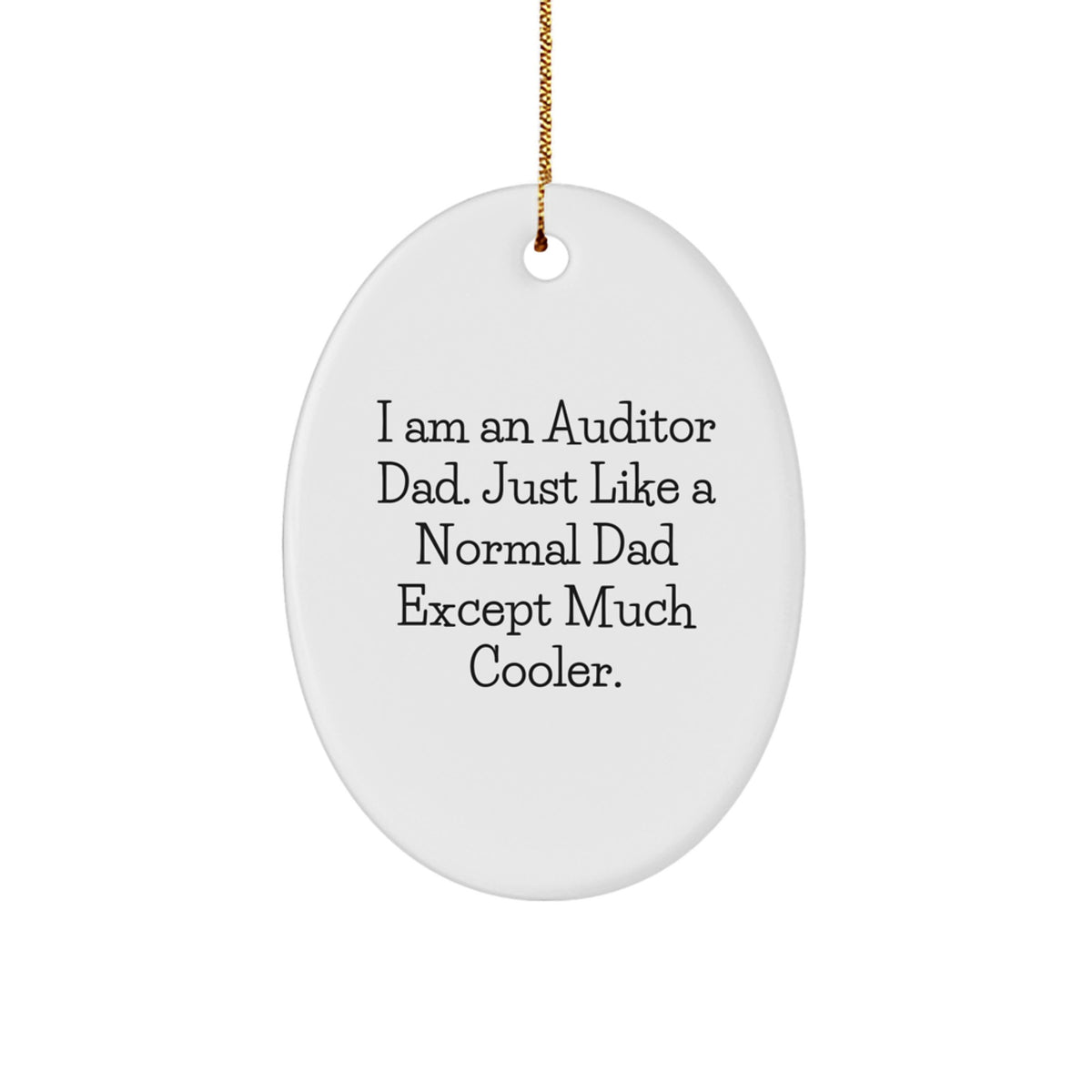 Auditor Christmas Ornament Idea Gift for Coworkers - Image 1