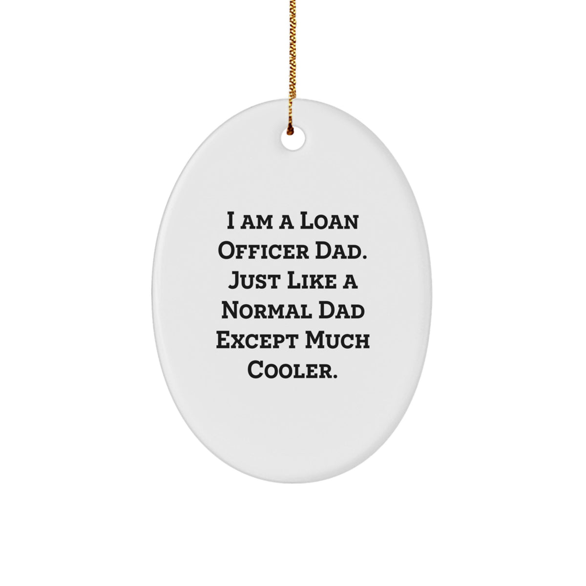 Christmas Ornament Gift for Family Loan Officer Dad - A Treasure, Much - Image 1