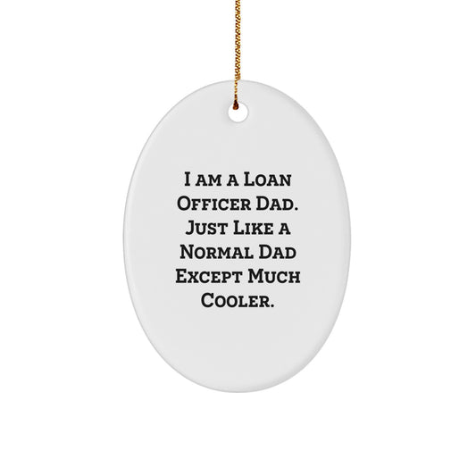 Christmas Ornament Gift for Family Loan Officer Dad - A Treasure, Much - Image 1
