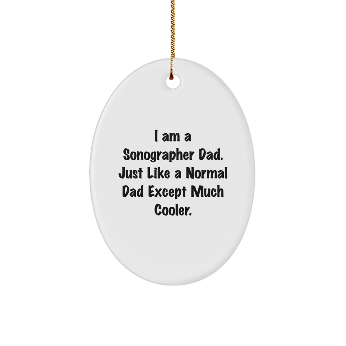 Christmas Ornament for Sonographers A Cool Dad Gift Idea - Image 1