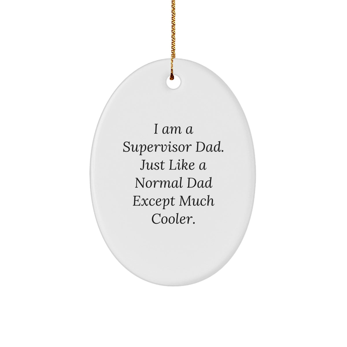 Supervisor Holiday Christmas Ornament for Her Present Bright Gift - Image 1