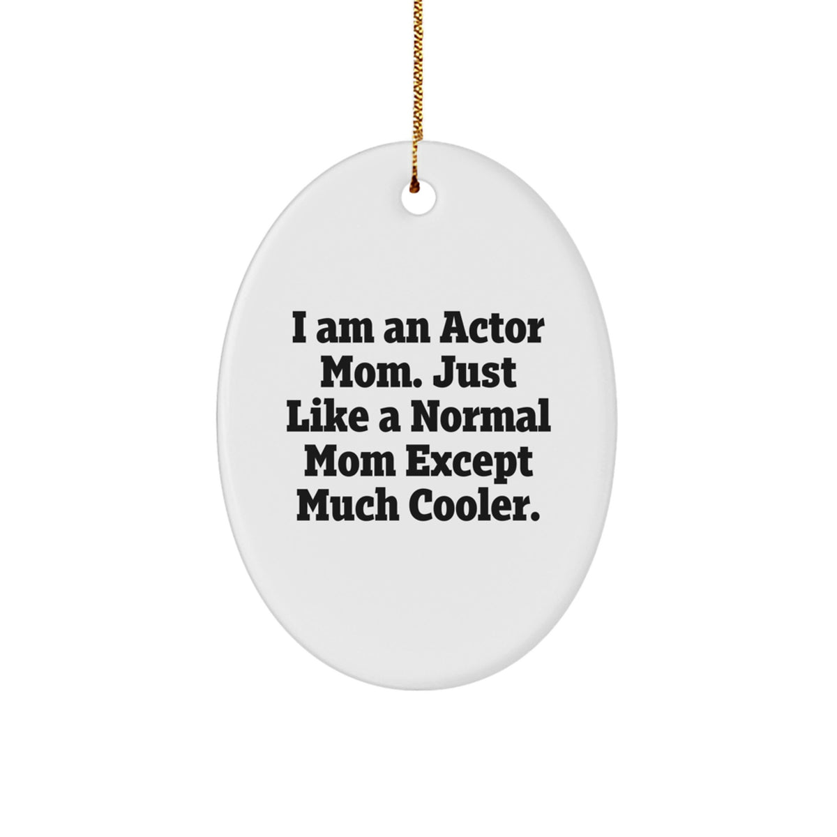 Teen Actor Mom Memento Christmas Ornament Gift for Teens Brightly - Image 1